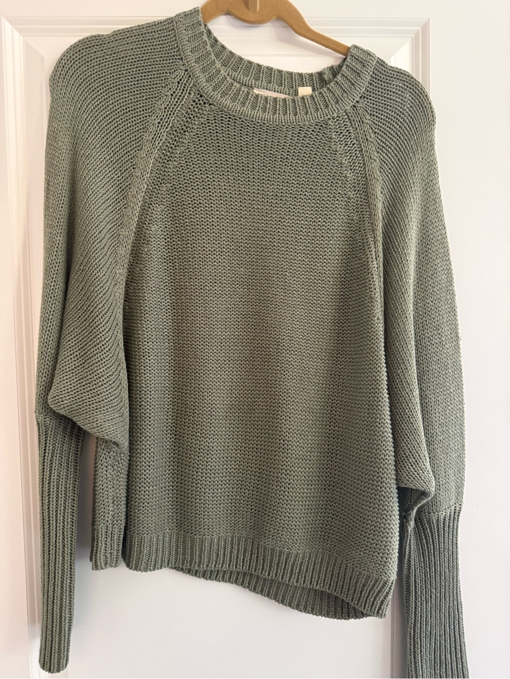 RD Style Olive Crewneck Knit Sweater